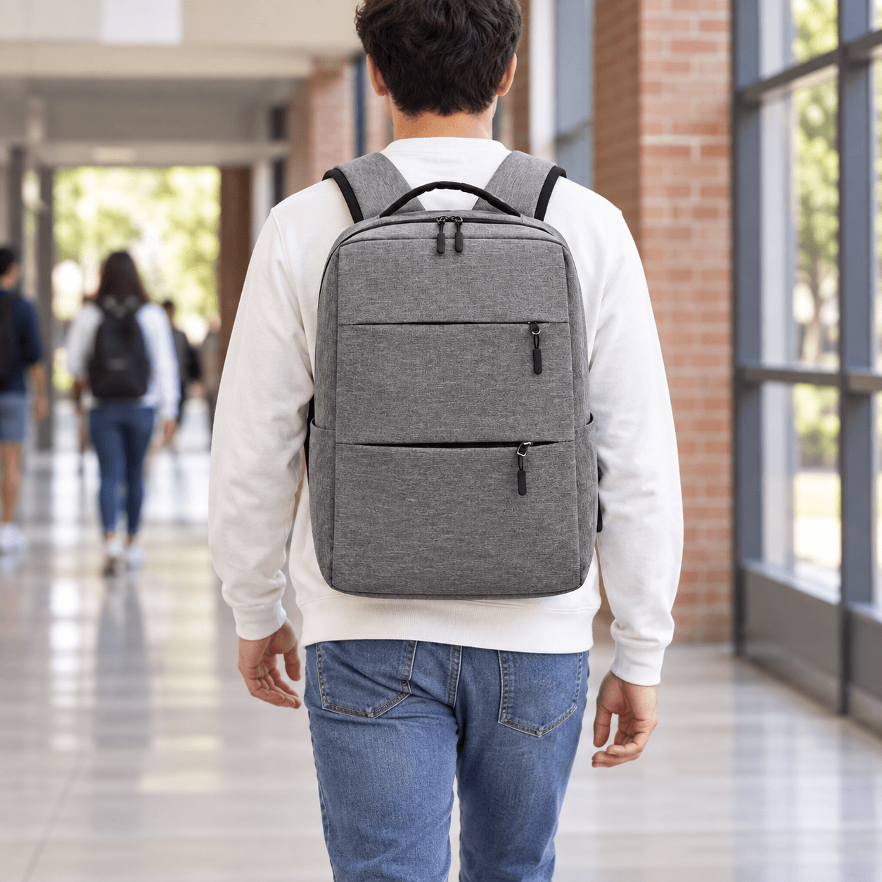 Mochila urbana gris - imagen 4 |MOCH31CABGR|