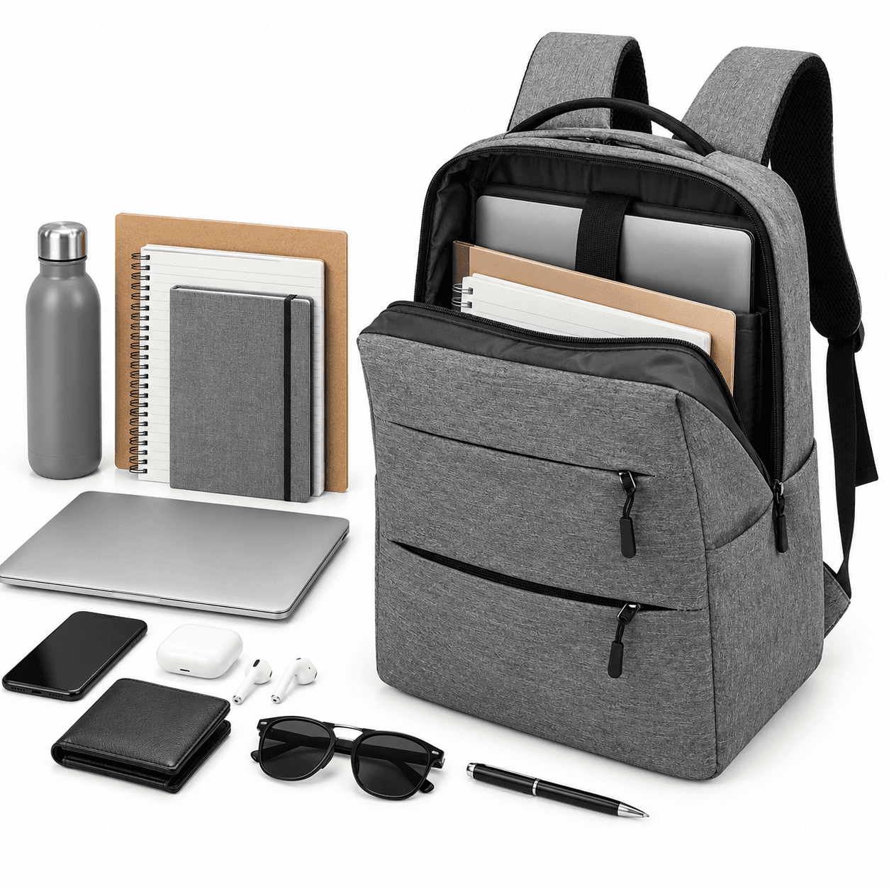 Mochila urbana gris - imagen 5 |MOCH31CABGR|