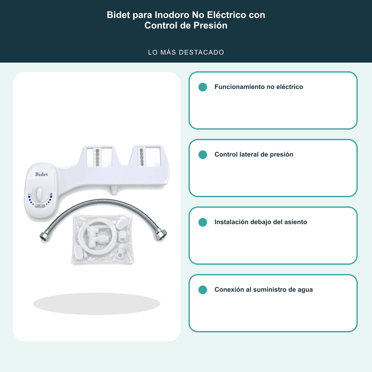 HANDOFF-48|DSH817|06|b3e84a94c429|Bidet para Inodoro No Eléctrico con Control de Presión - Única - Informacion destacada