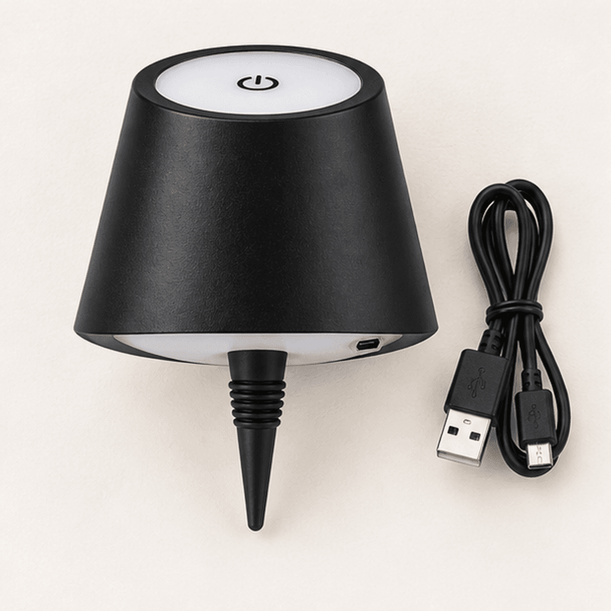HANDOFF-48|DSH260334|05|f2f1f269434c|Lámpara LED para Botella Táctil Recargable - Única - Contenido incluido