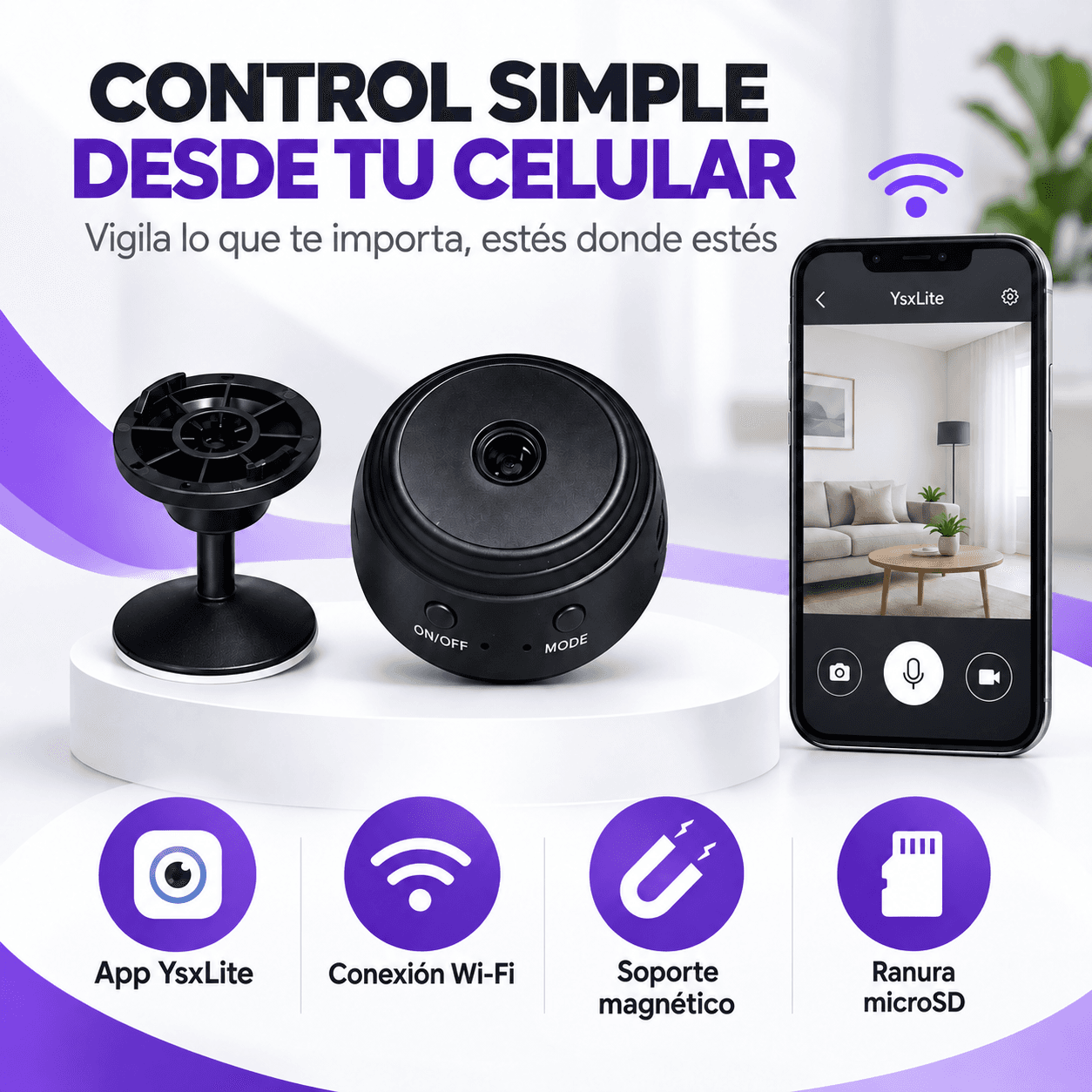 HANDOFF-2026-09-23|MINICAMESP|06|7ffad85e4680|Mini Cámara Wi‑Fi Compacta Negra para App YsxLite