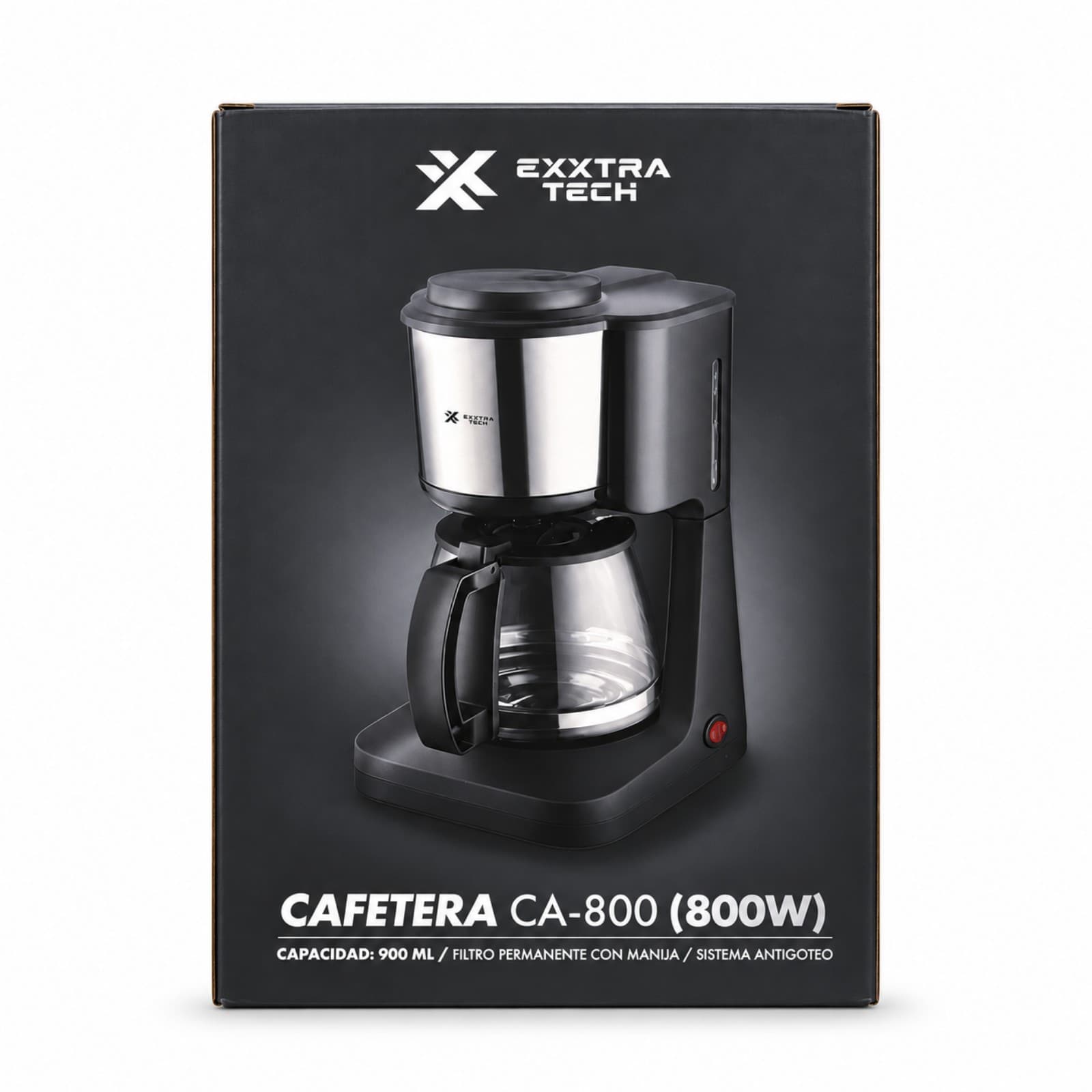 Cafetera de filtro Exxtra Tech CA-800 en su packaging (imagen ilustrativa) — miniatura 3