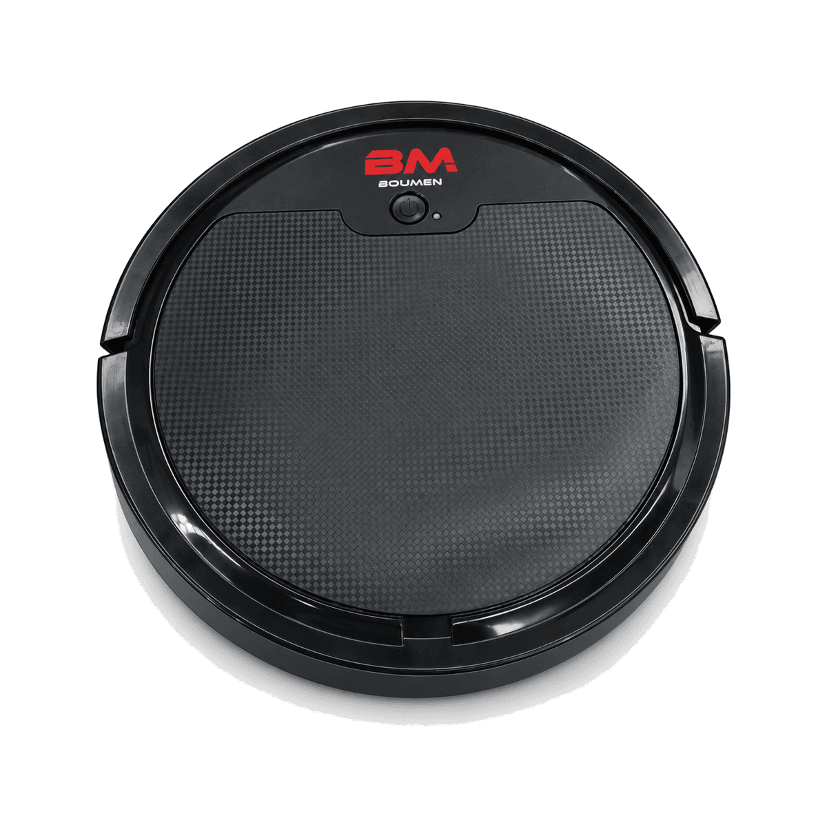 HANDOFF-48|BM96|01|e37ae18ebc5b|Aspiradora Robot BM96 Negra con Accesorios - Única - Producto sobre fondo blanco