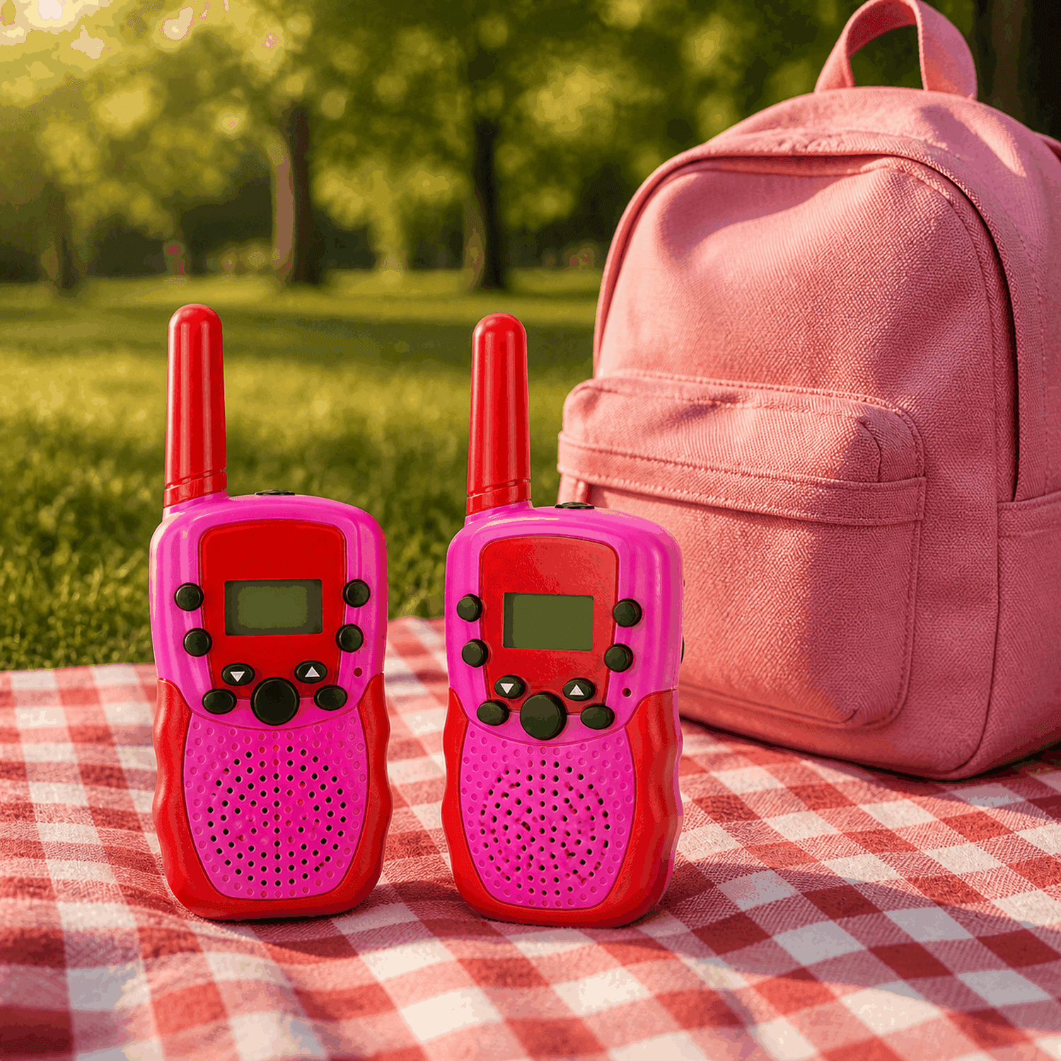 Handy Walkie Talkie Infantil Par de 2 Unidades con Linterna — miniatura 4