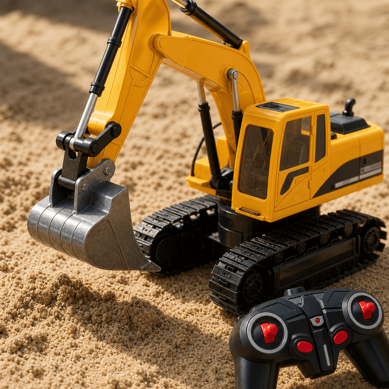 Juguete Tractor Excavadora a Control Remoto — miniatura 3