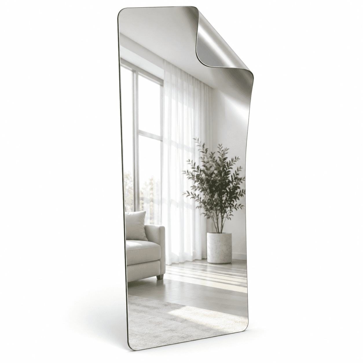 Espejo Rectangular Autoadhesivo 60 x 40 cm — miniatura 1