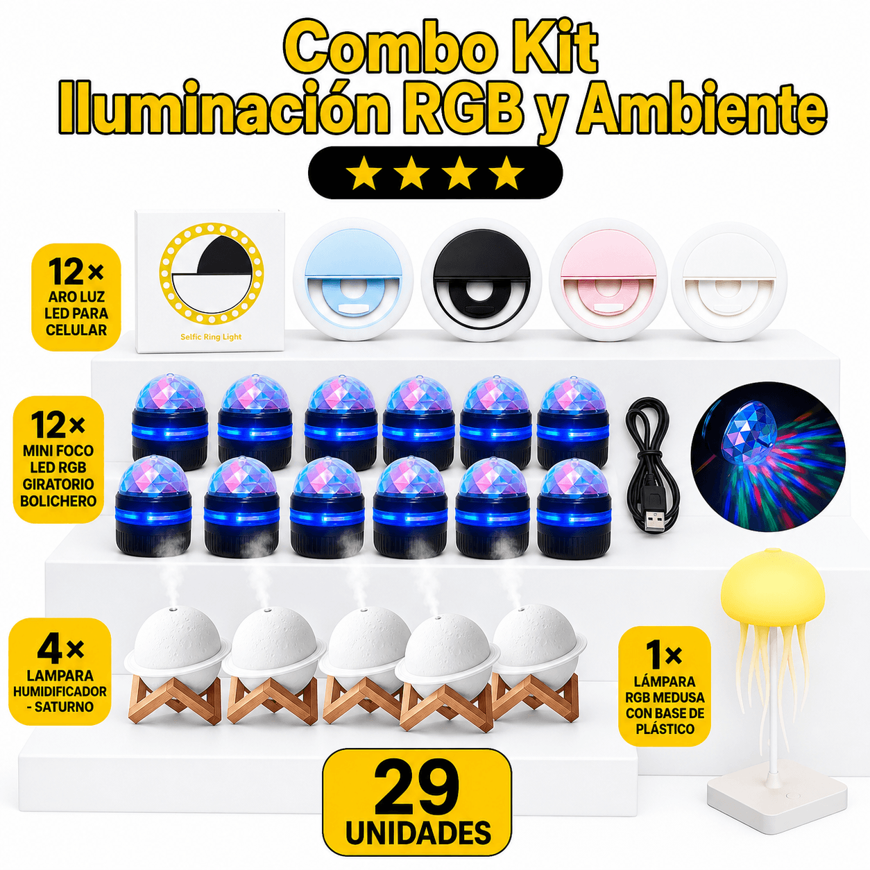 Kit Iluminación RGB y Ambiente