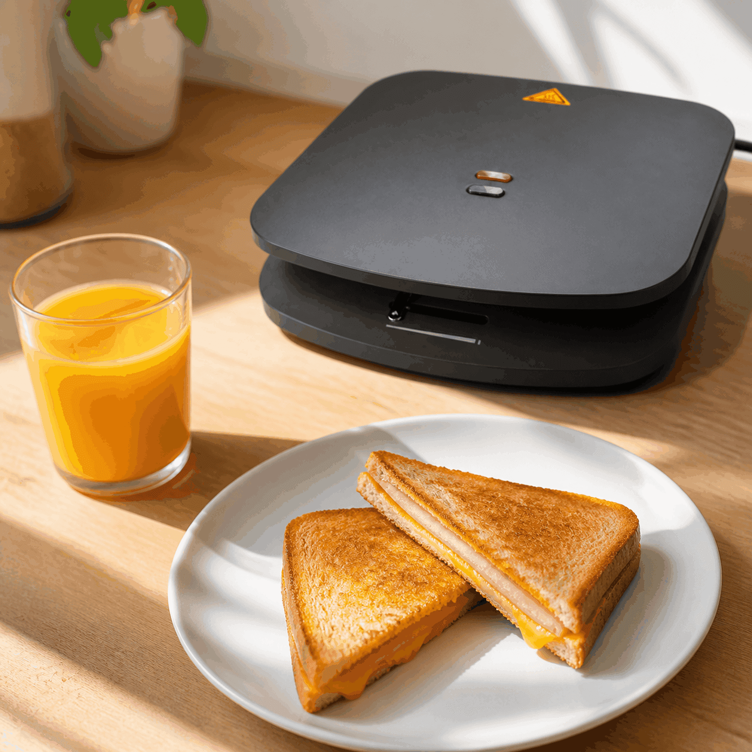 Sandwichera Eléctrica Antiadherente con Control de Temperatura — miniatura 4
