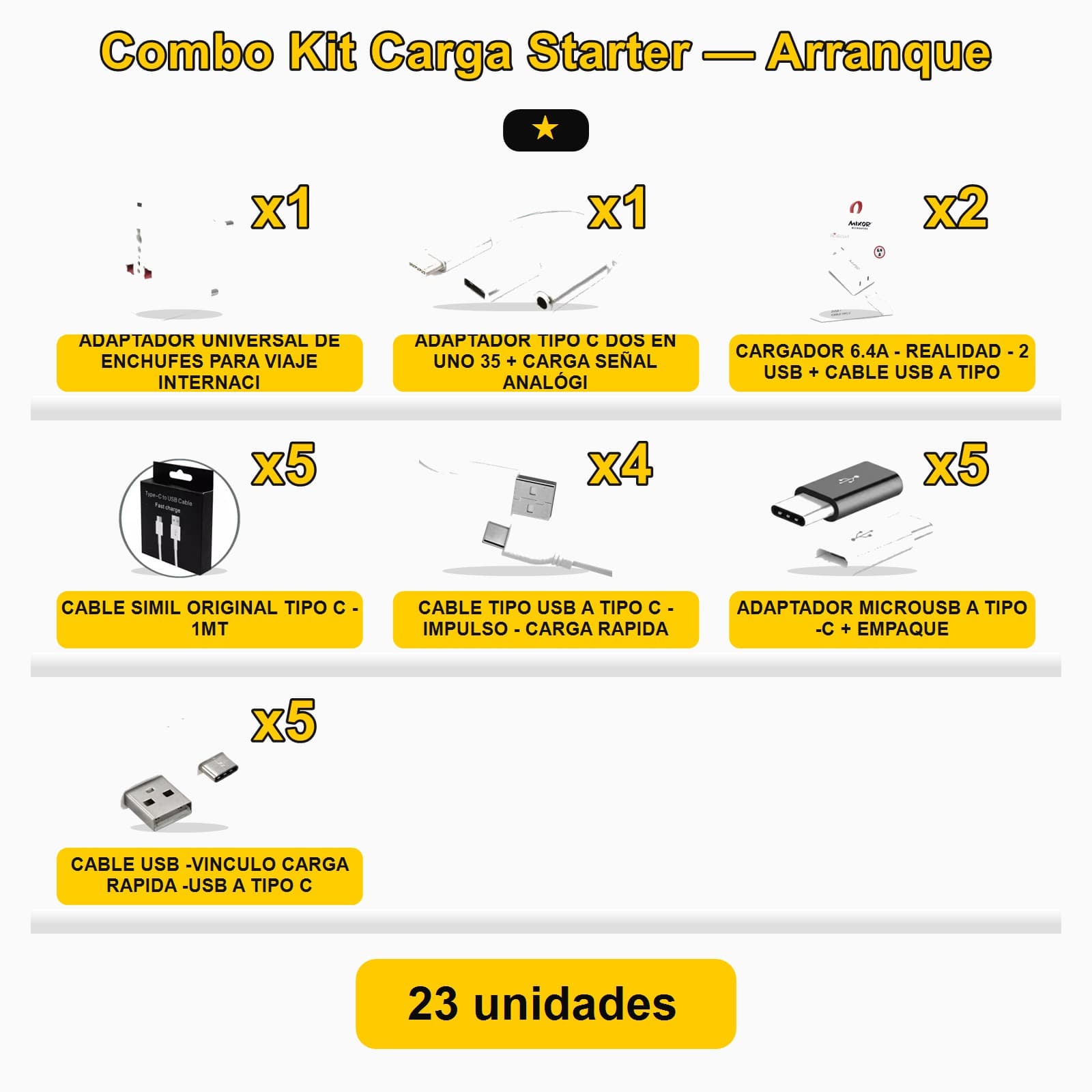 Kit Carga Starter