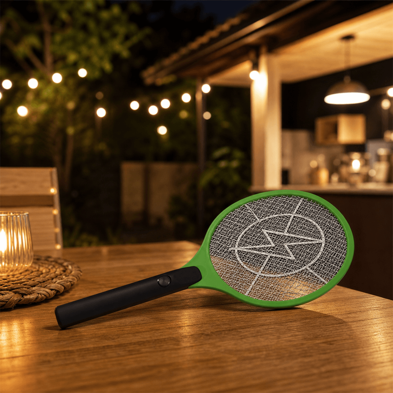 Raqueta Mata Mosquitos Eléctrica Recargable USB — miniatura 4