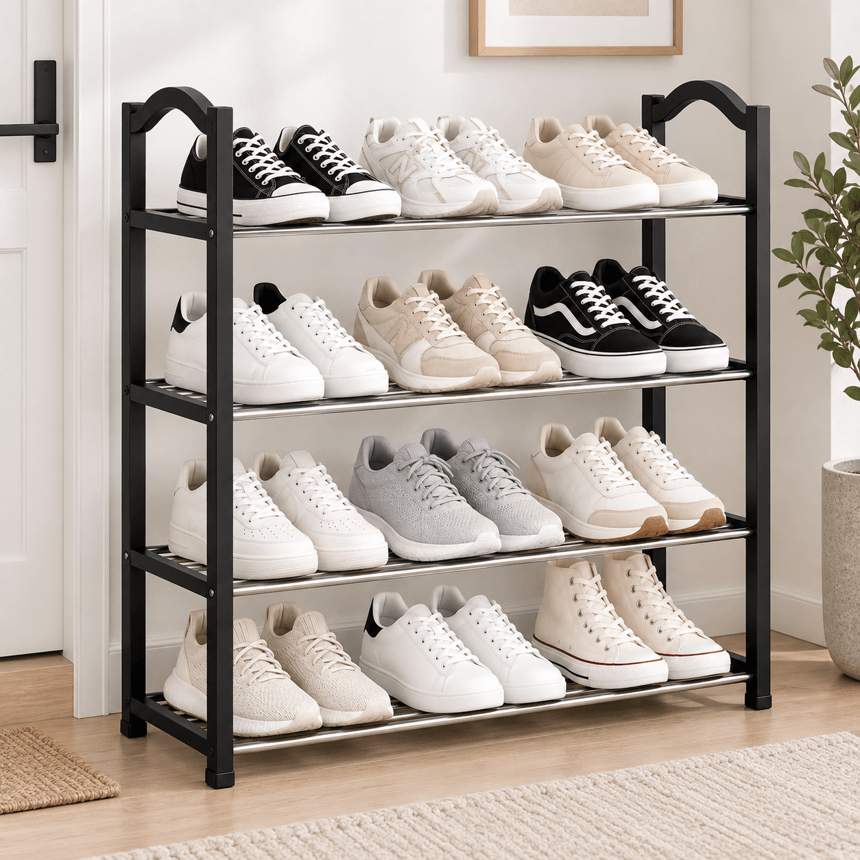 Zapatero Organizador de 4 Niveles — miniatura 2
