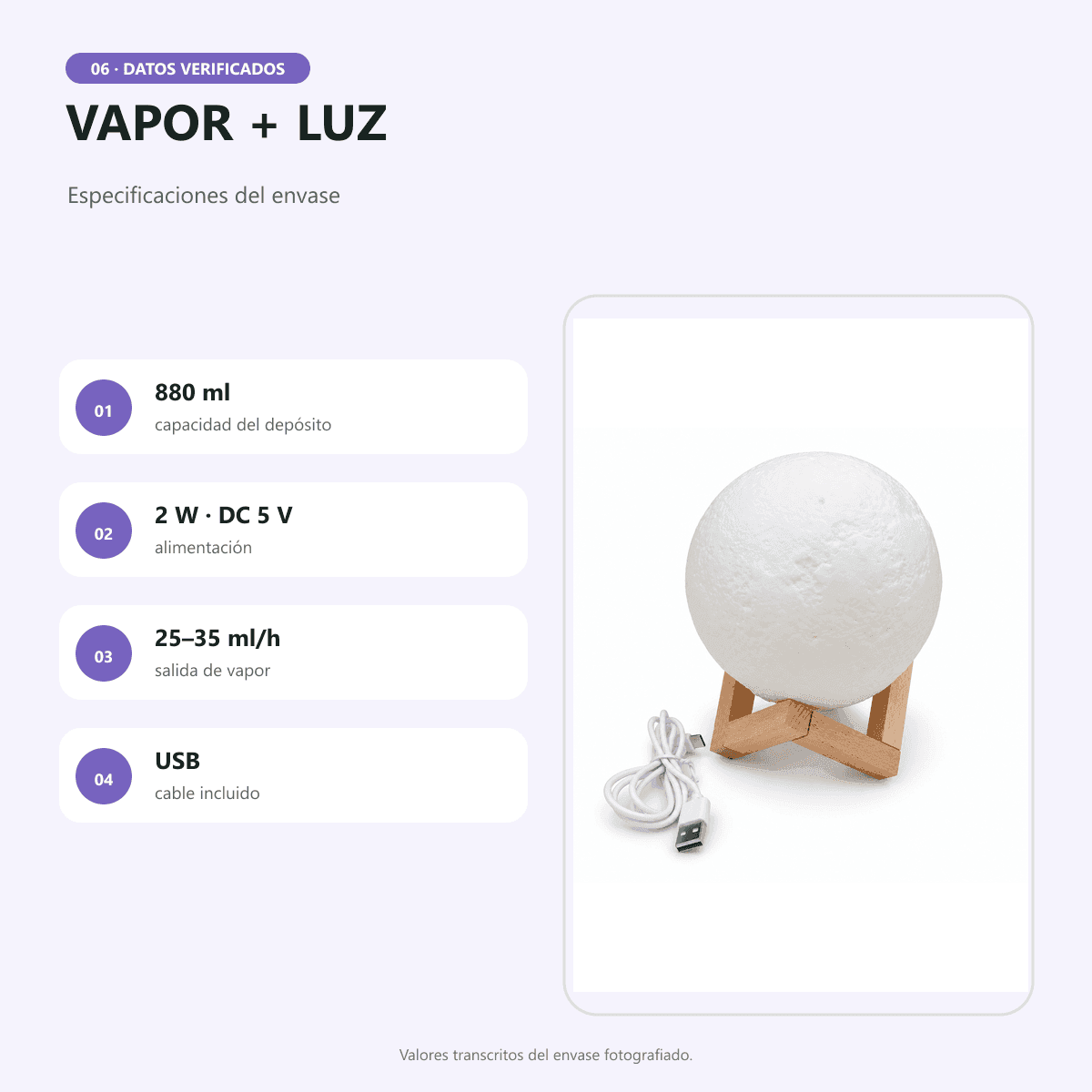 HANDOFF-2026-10-06||HUMLUNARGRANDE|06|08e04a33469a|Humidificador USB Lámpara Luna FT-1307 con Base Símil Madera