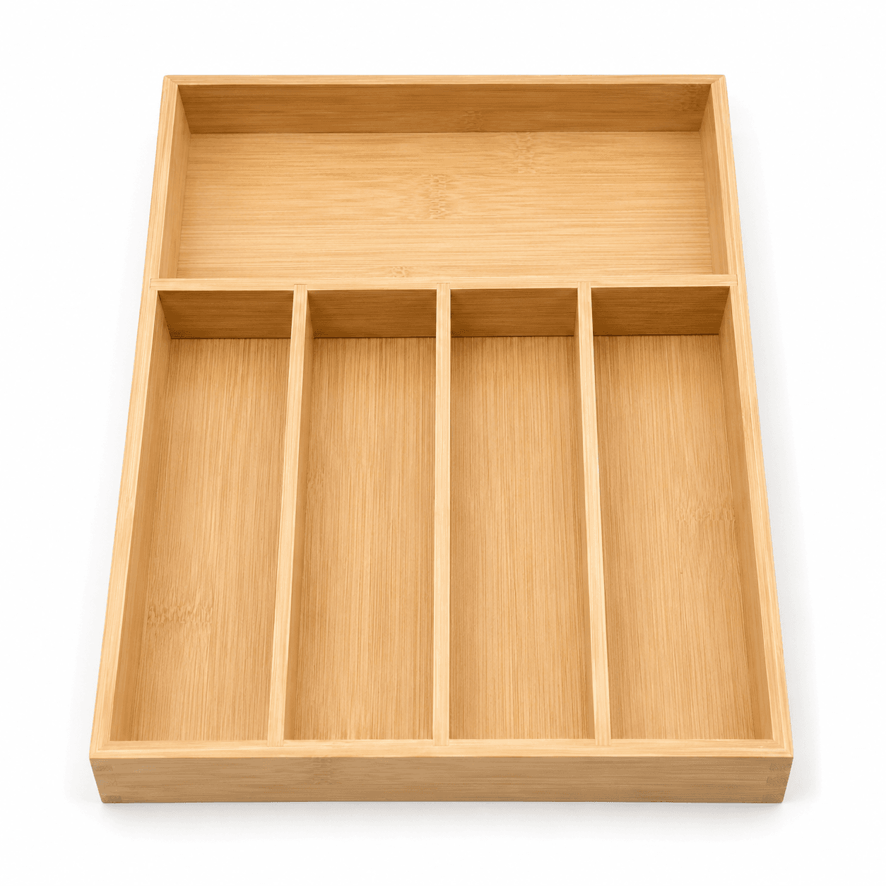 Organizador de Cubiertos de Madera — miniatura 1