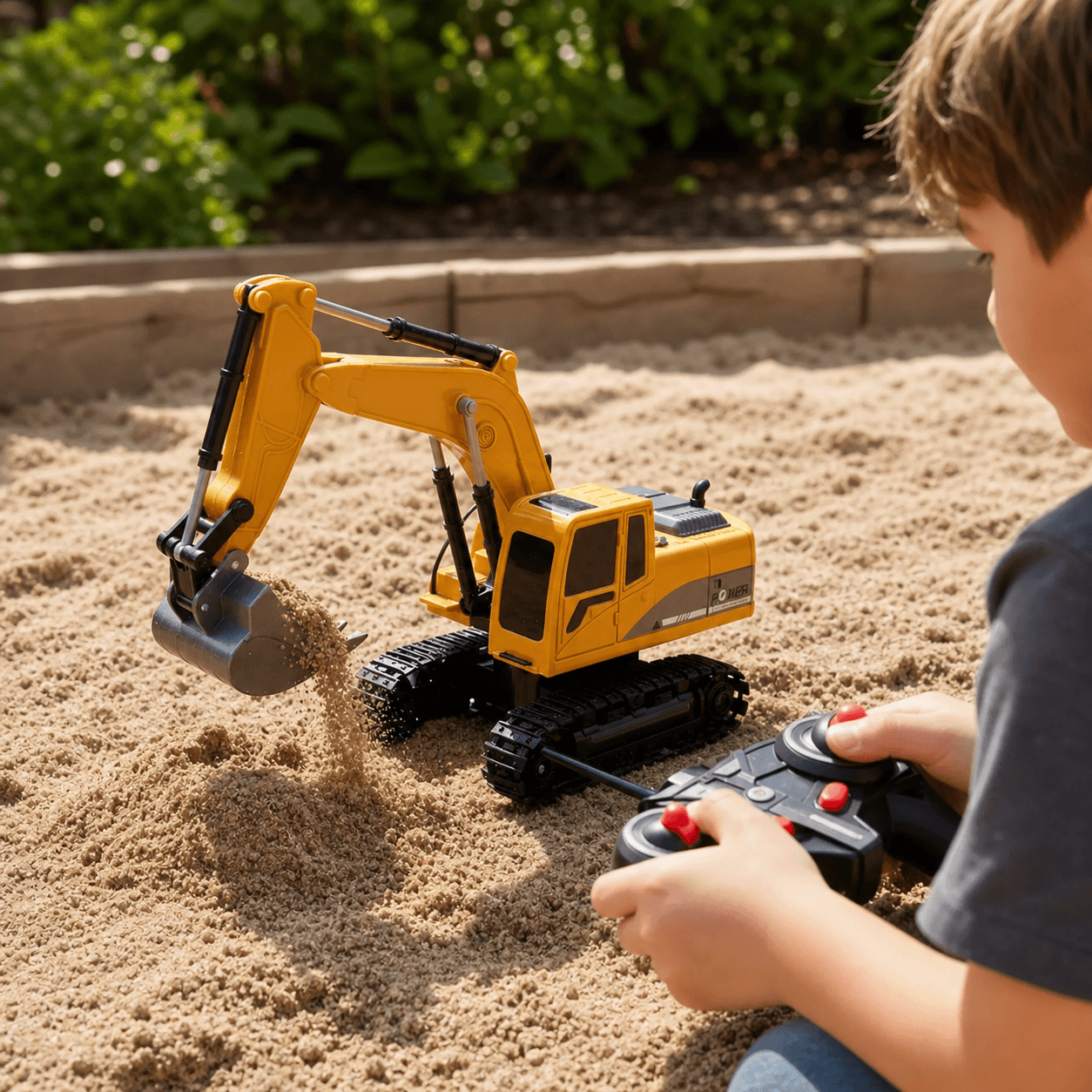 Juguete Tractor Excavadora a Control Remoto — miniatura 2