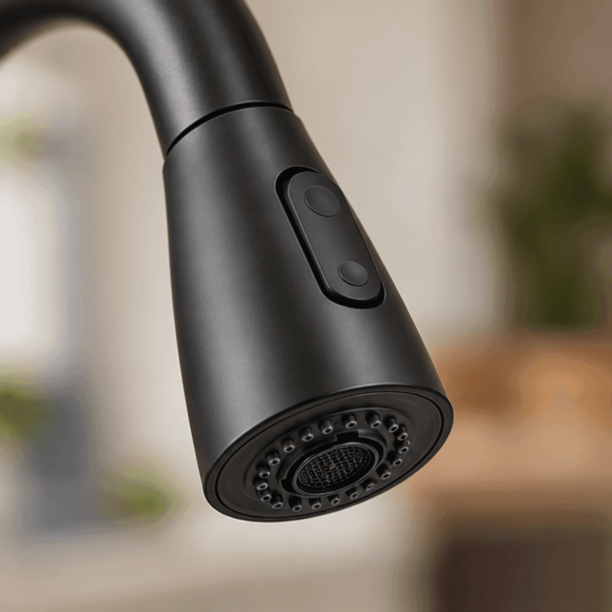 HANDOFF-48|US26654|03|901950b30df4|Grifería de Cocina 304 Negra con Pico Flexible Extraíble - Única - Detalle ampliado del producto