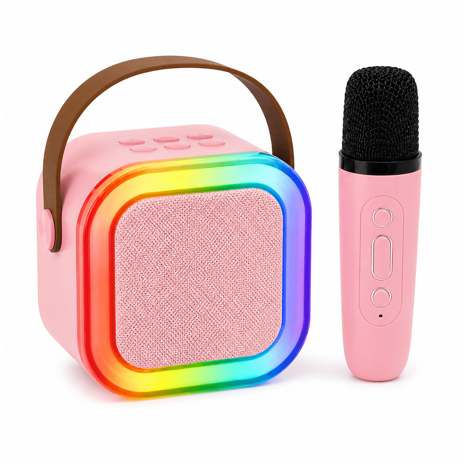 Parlante Karaoke Bluetooth con Micrófono y Luces RGB Infantil — miniatura 5