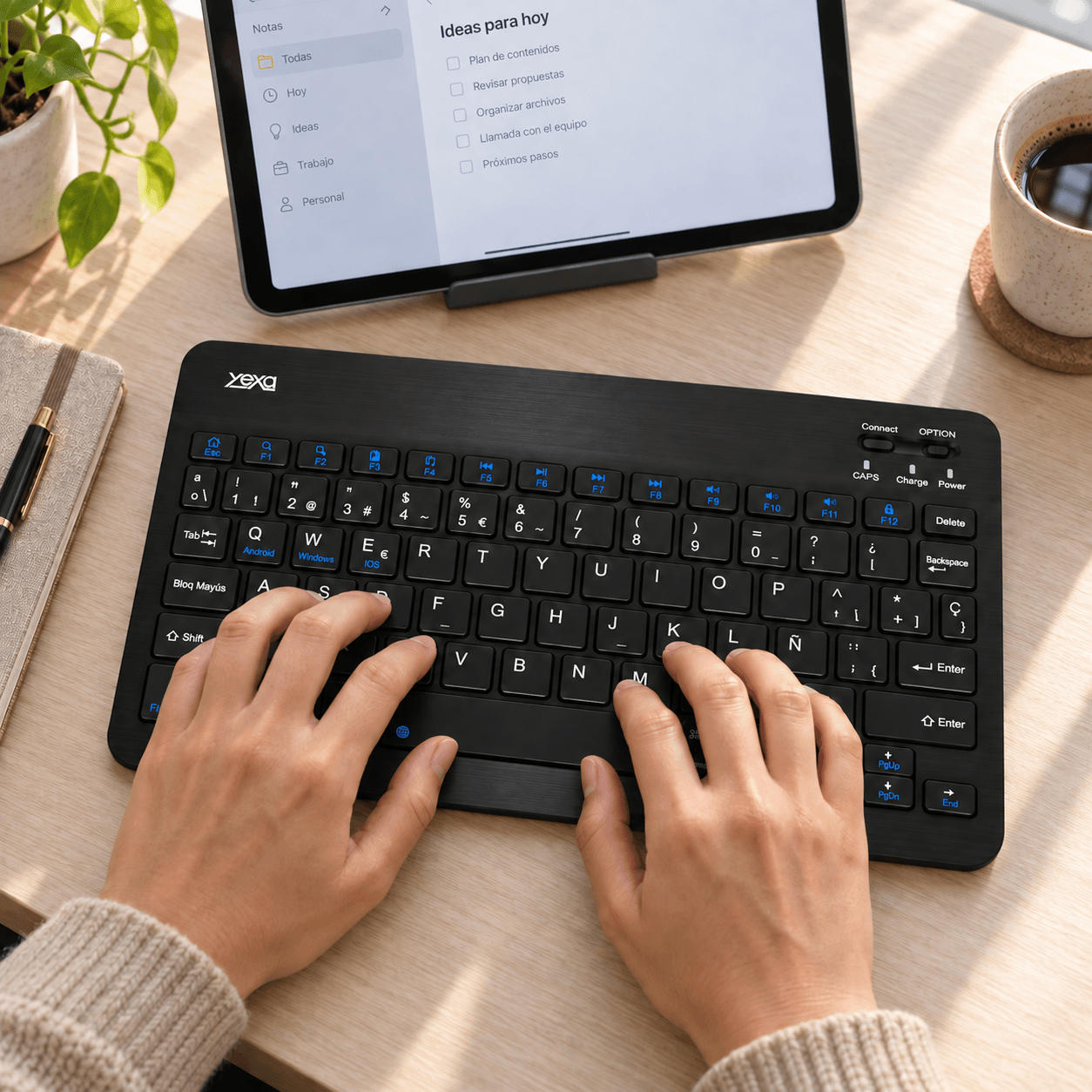 HANDOFF-2026-09-23|TECUFNEG|02|942057a534c8|Teclado Bluetooth Ultrafino YEXA MODY-00DY Negro de 78 Teclas