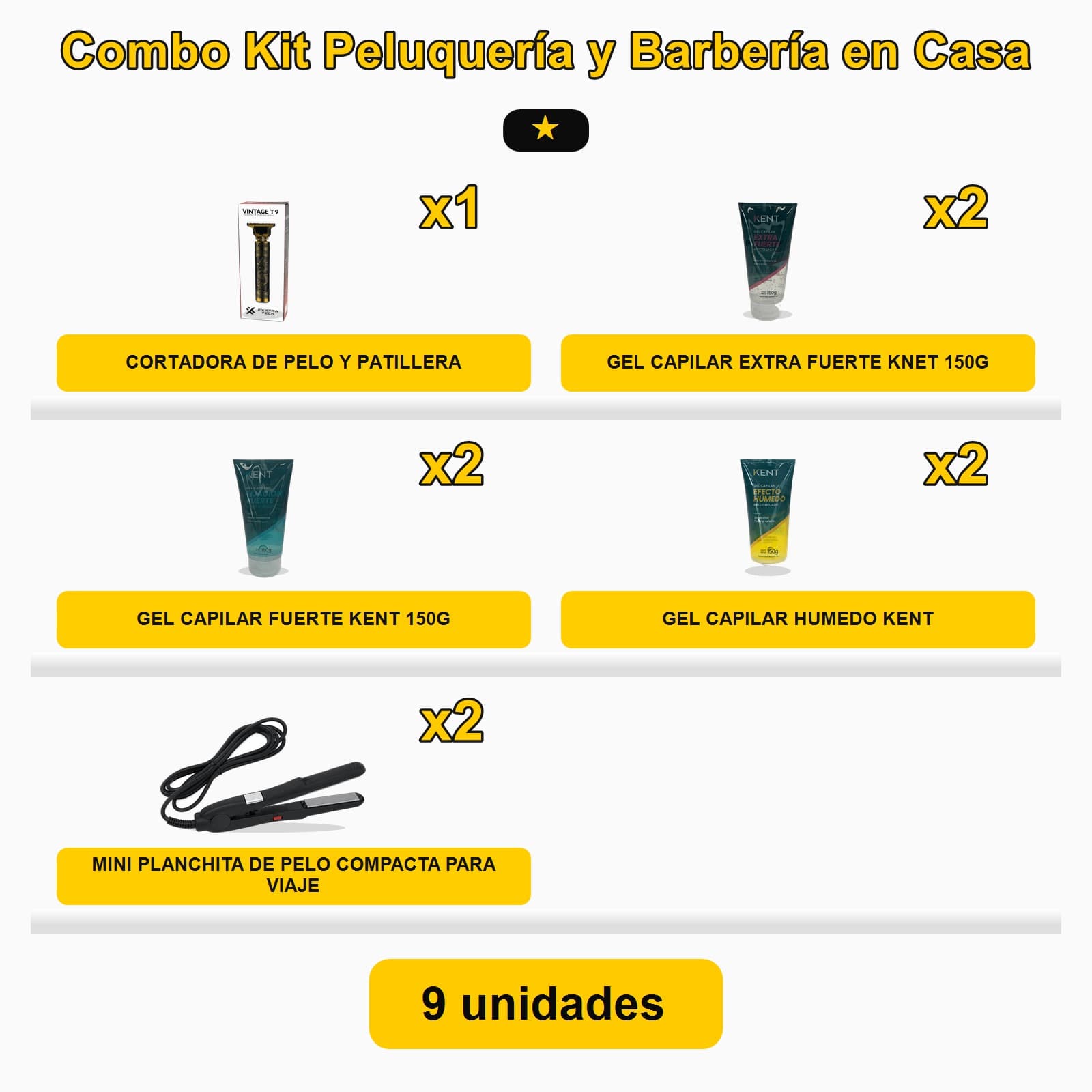 Kit Peluquería y Barbería en Casa