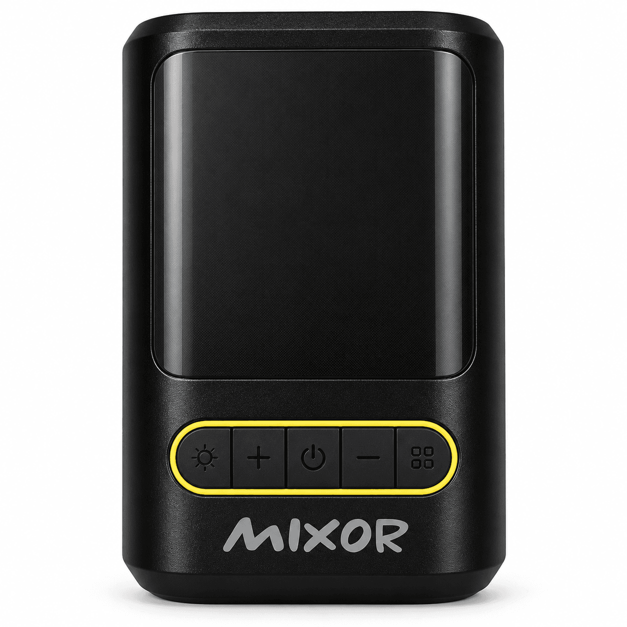 Inflador Mixor Ruta negro con pantalla apagada y cinco botones sobre fondo blanco, COMPEXXTNEG — miniatura 1