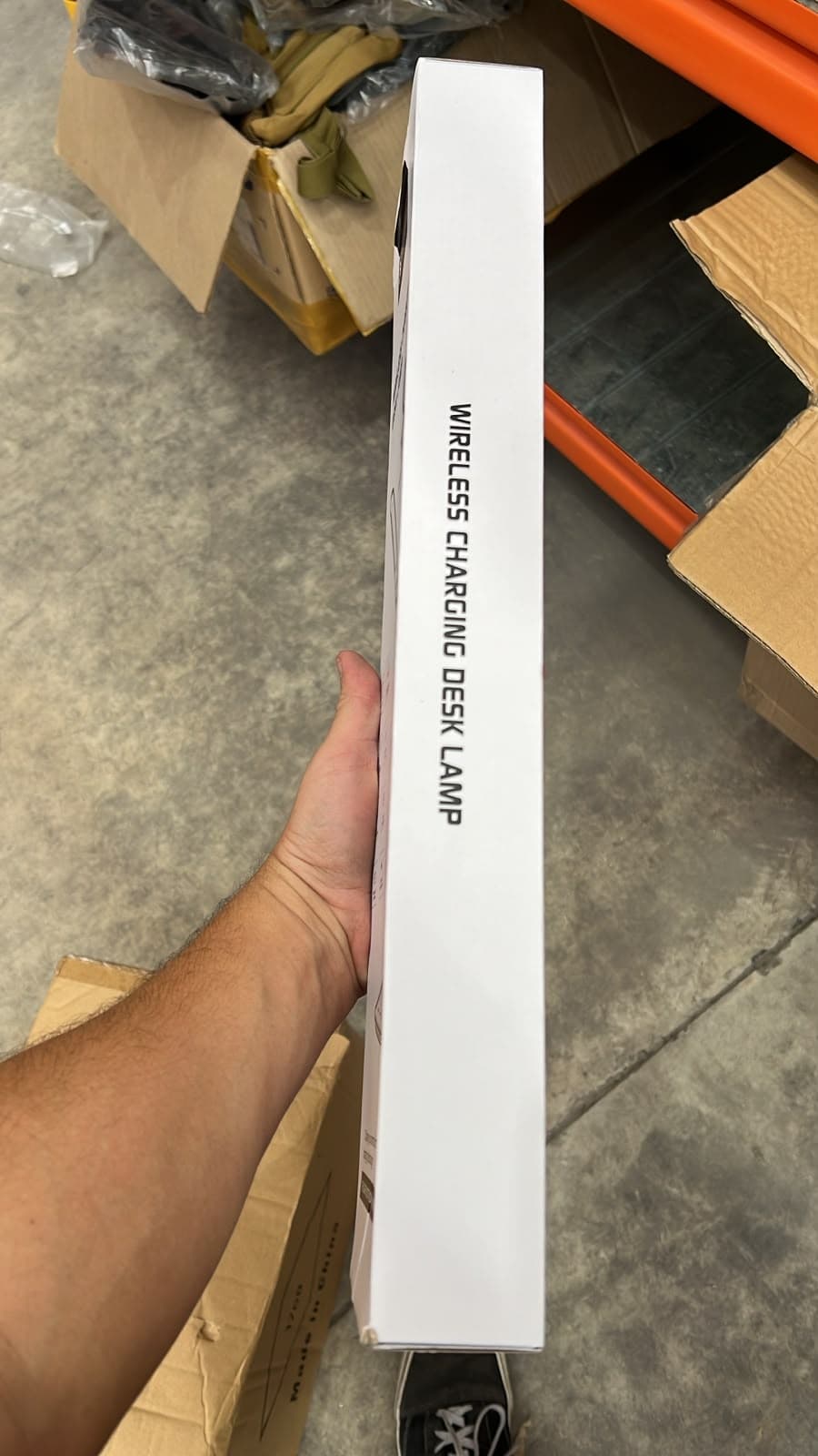 Lateral de la caja de la lámpara Wireless Charging Desk Lamp (foto real), LAMPLEDPLEGABL — miniatura 9