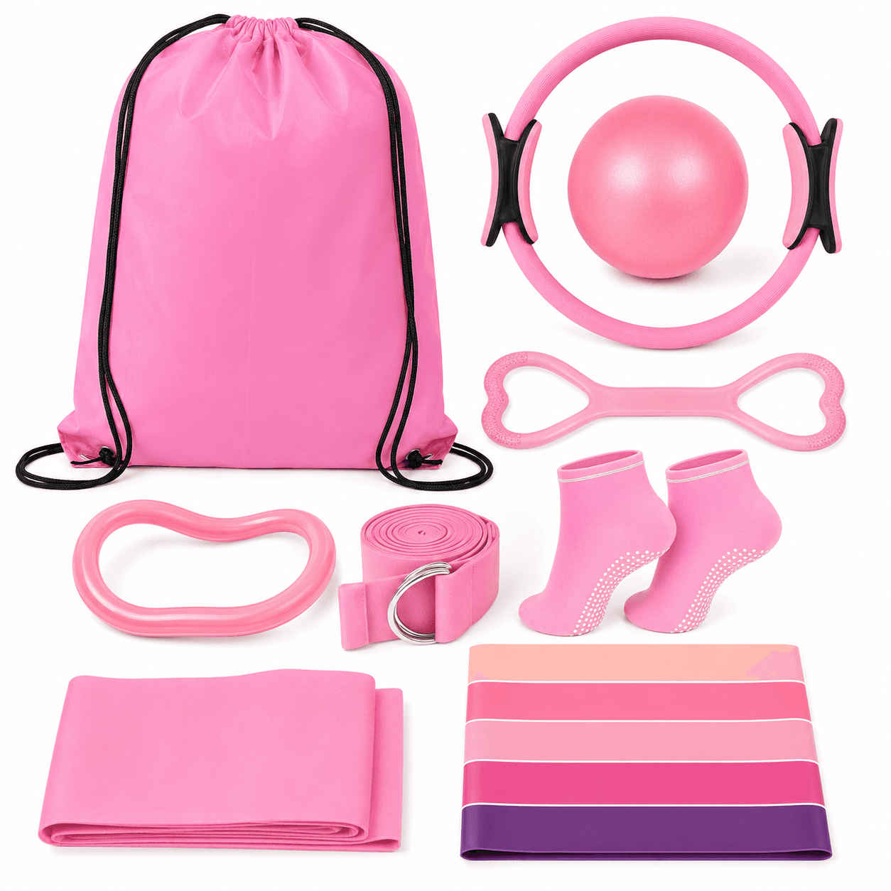 Set de Pilates Completo 11 Piezas