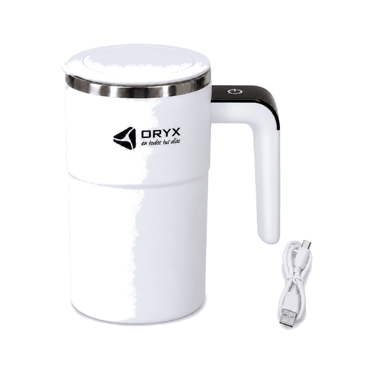 HANDOFF-48|TAZAMEZCAUT|01|9a2ca5bd4083|Taza Mezcladora Automática Oryx Recargable USB - Única - Producto sobre fondo blanco