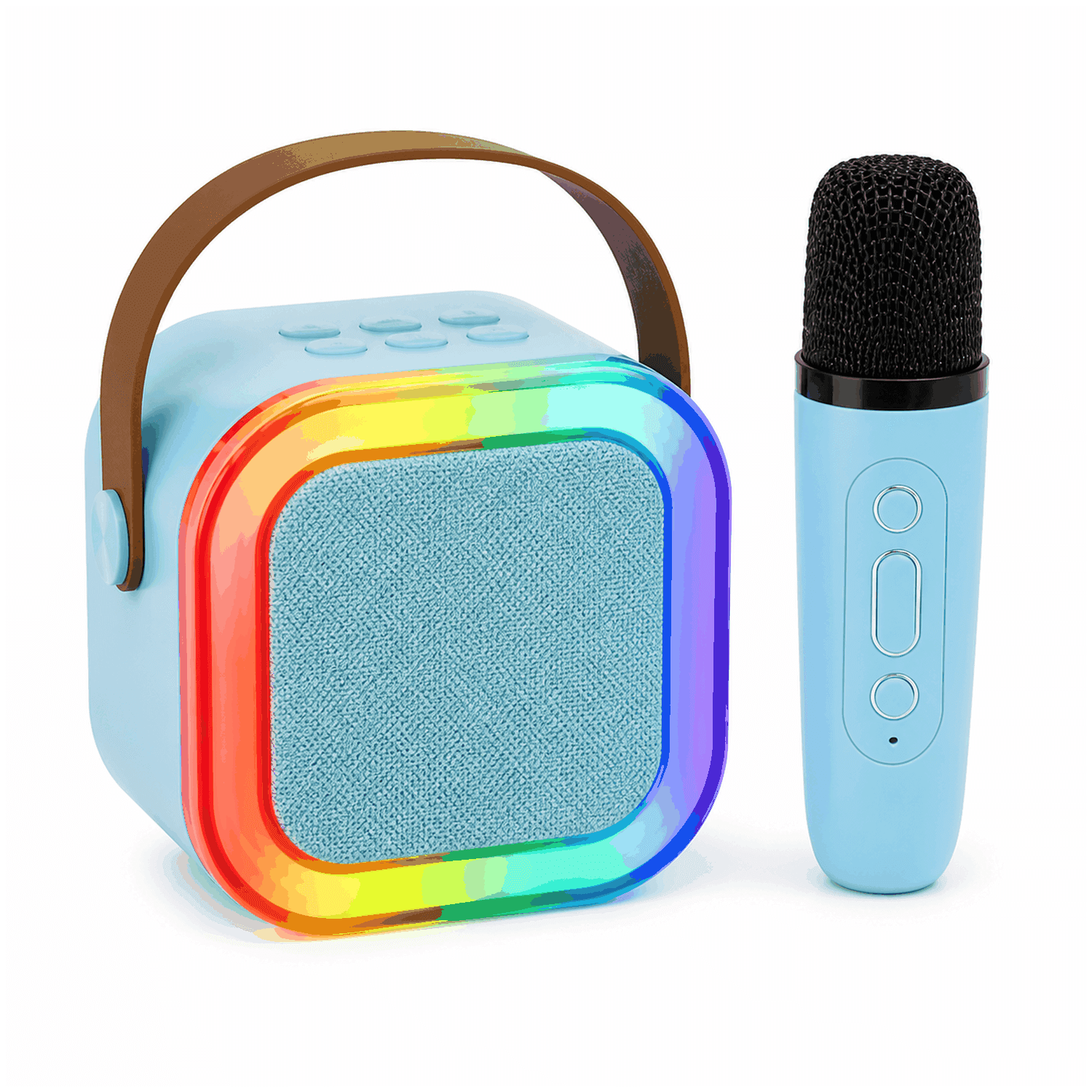 Parlante Karaoke Bluetooth con Micrófono y Luces RGB Infantil — miniatura 1