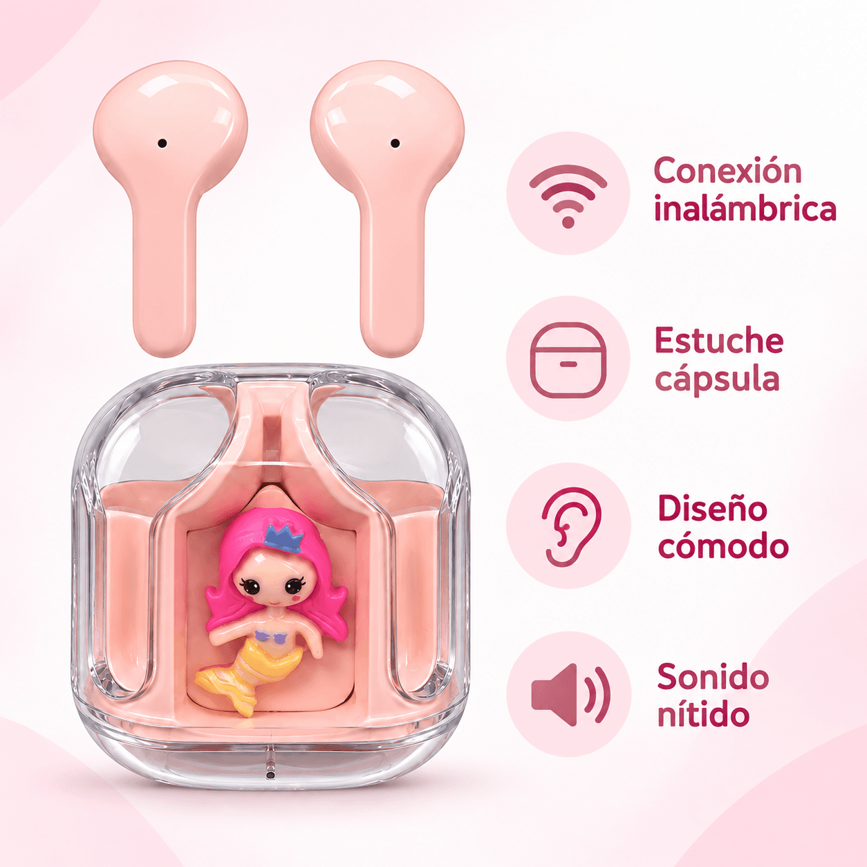 HANDOFF-2026-09-23|AURTUKRS|06|f4ba0cd959bf|Auriculares Inalámbricos TWS TUK T-2 con Estuche Cápsula Rosa