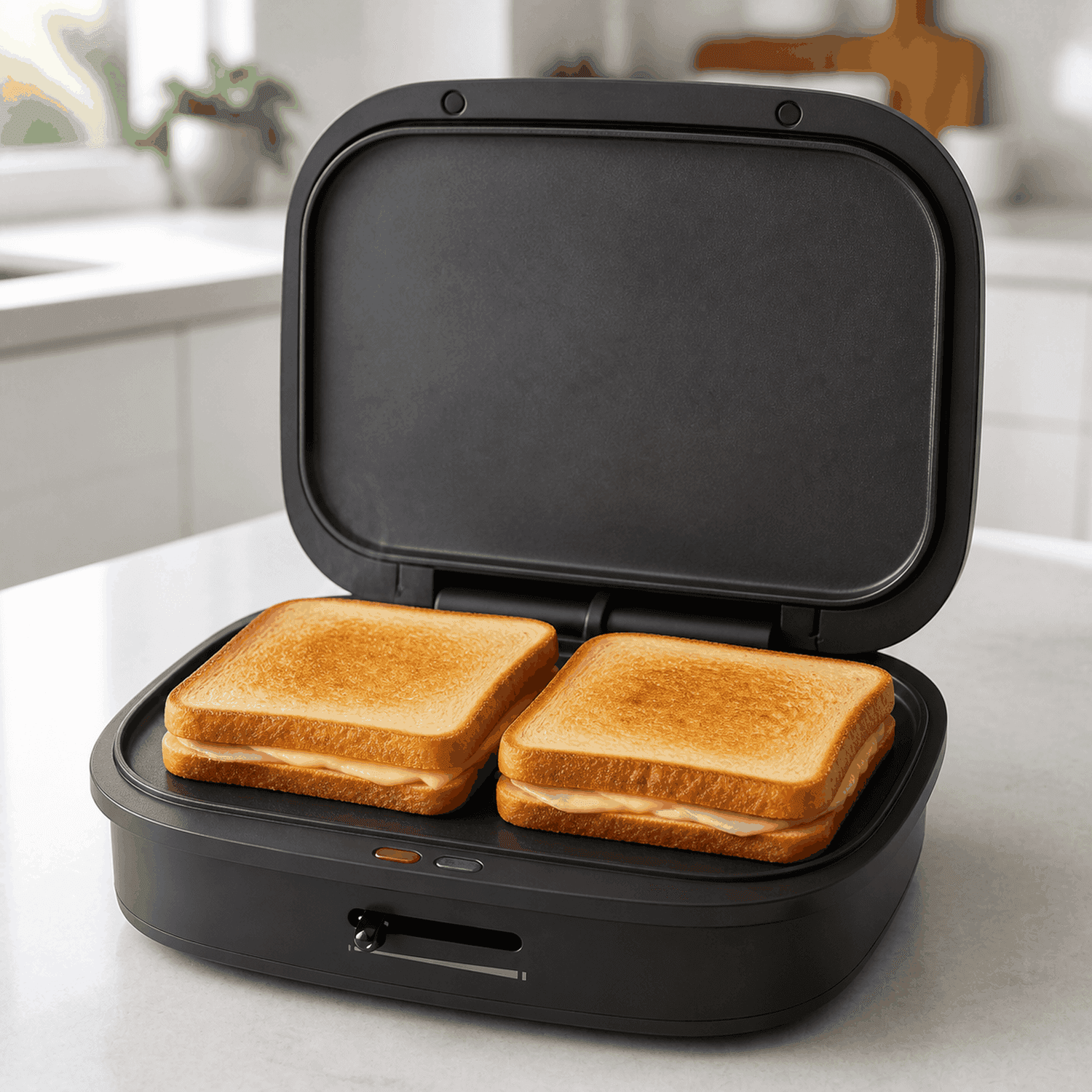 Sandwichera Eléctrica Antiadherente con Control de Temperatura — miniatura 2