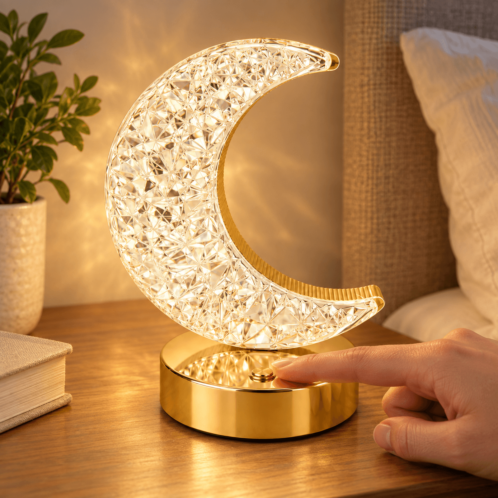 HANDOFF-2026-09-23|LAMPLUN|02|6c7164d8a171|Lámpara de Mesa Luna LED Touch Efecto Cristal con Base Dorada