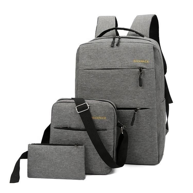 MOCHILA 3 EN 1 CON CABLE