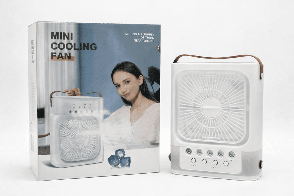 MINI VENTILADOR HUMIDIFICADOR AIRE FRIO