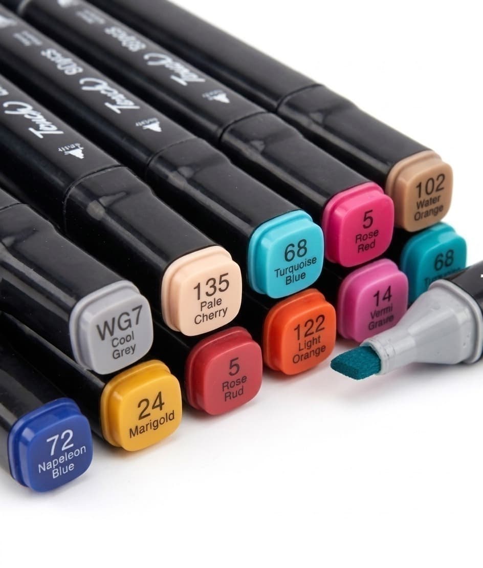 SET DE MARCADORES DE COLORES X 80 PIEZAS