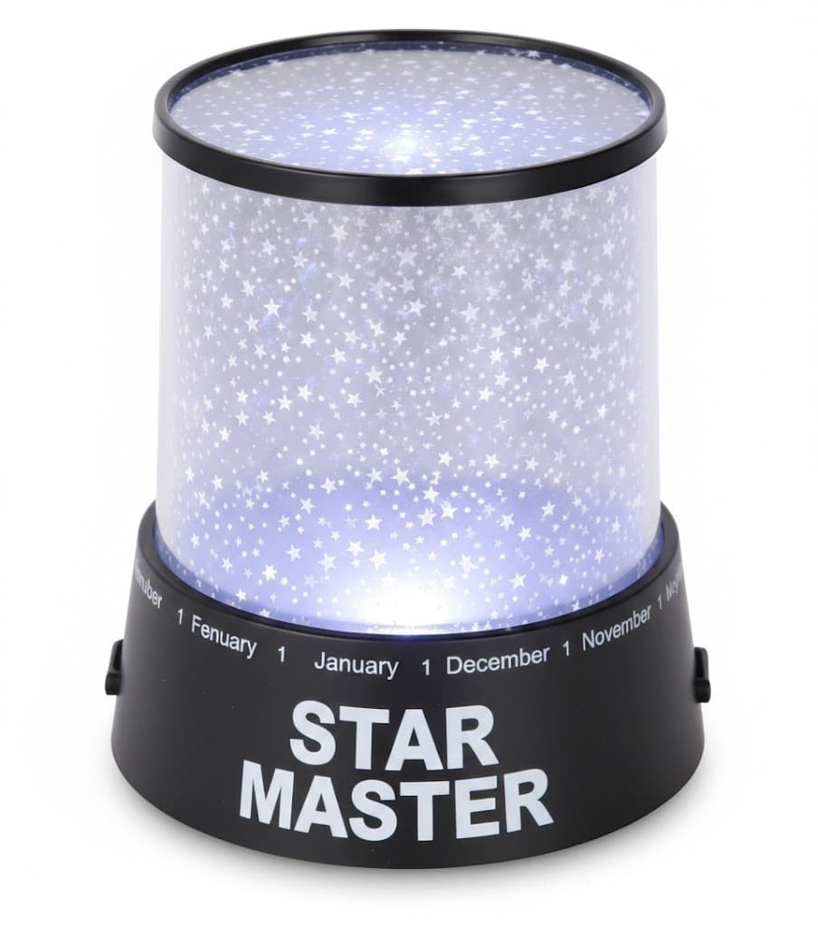 LÁMPARA NOCTURNA PROYECTORA DE LUNA Y ESTRELLAS