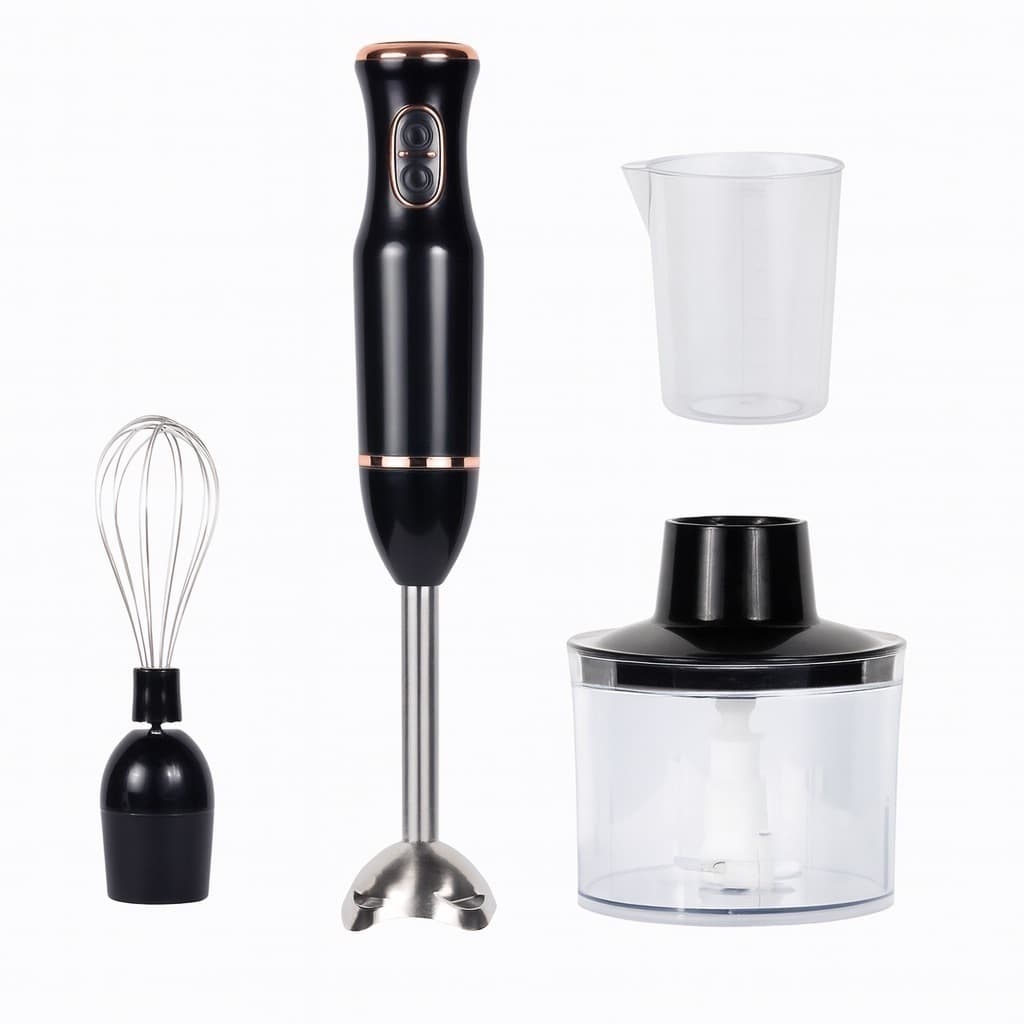 MIXER (picadora, batidora, procesadora) 3 en 1 CON ACCESORIOS ACERO INOXIDABLE