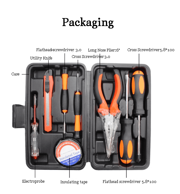 KIT HERRAMIENTAS MULTIUSO NARANJA