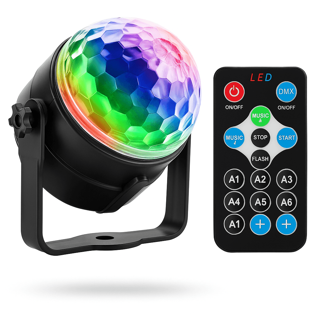 ESFERA LUCES LED BOLICHE RGB