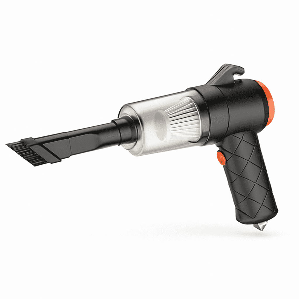 Aspirador Portátil Auto 6 en 1 Aspira y Sopla + Distintos cabezales