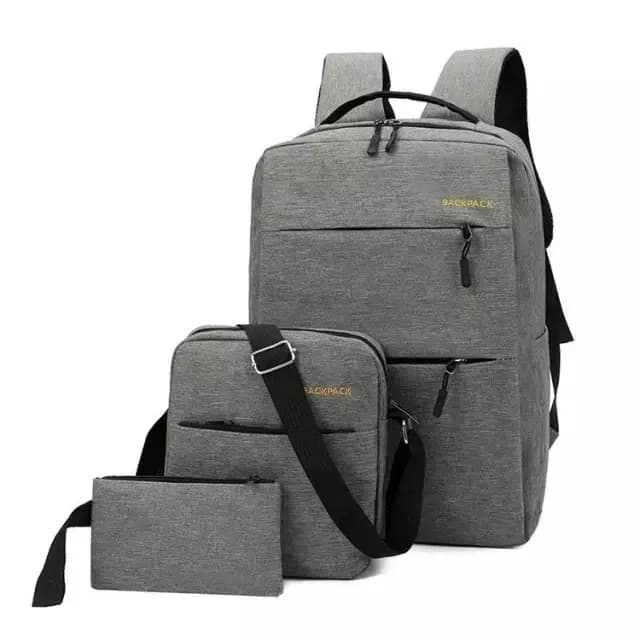 MOCHILA 3 EN 1 CON CABLE