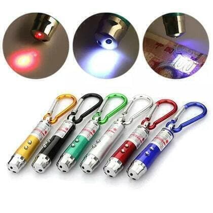 LINTERNA CON LASER, PORTABLE