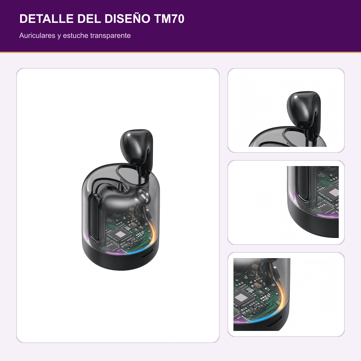 Auriculares Bluetooth TM70