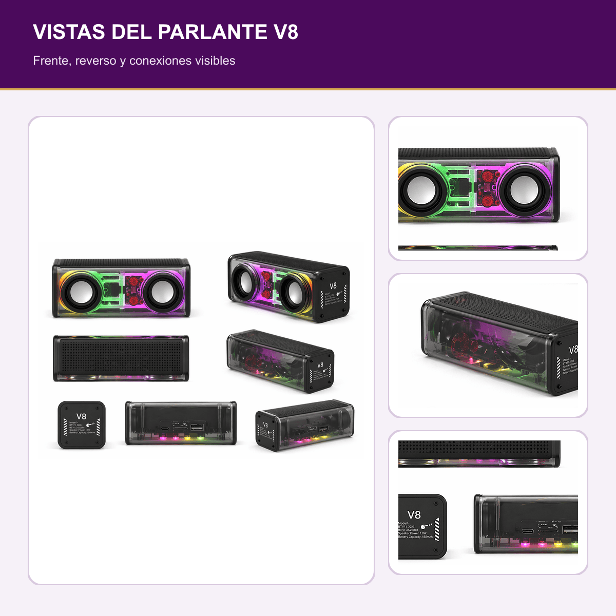 PARLANTE V8